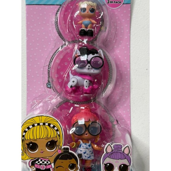 LOL Surprise 3 Pack Dolls & Pets Figure Set - Picture 2 of 3